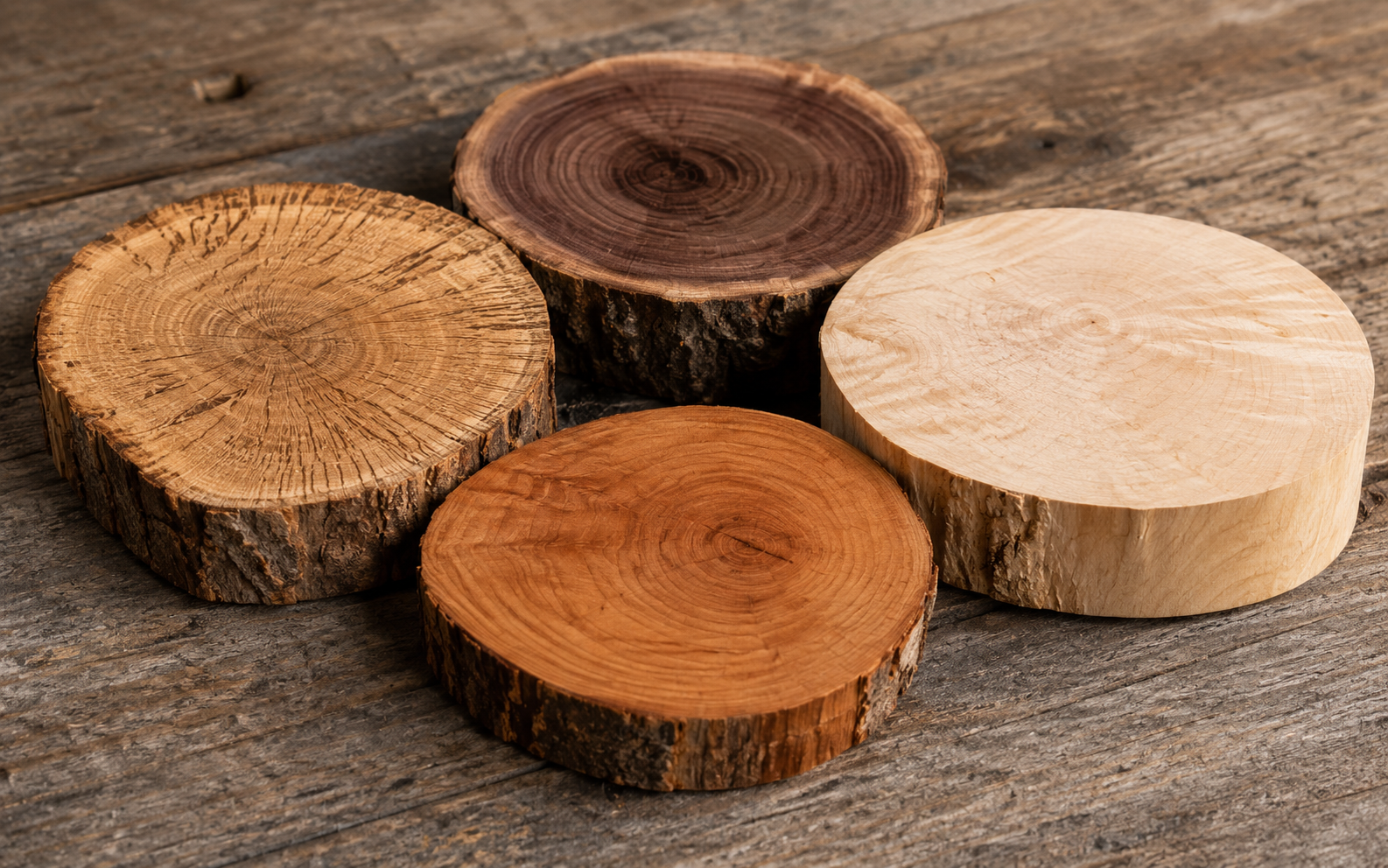 Various wood species