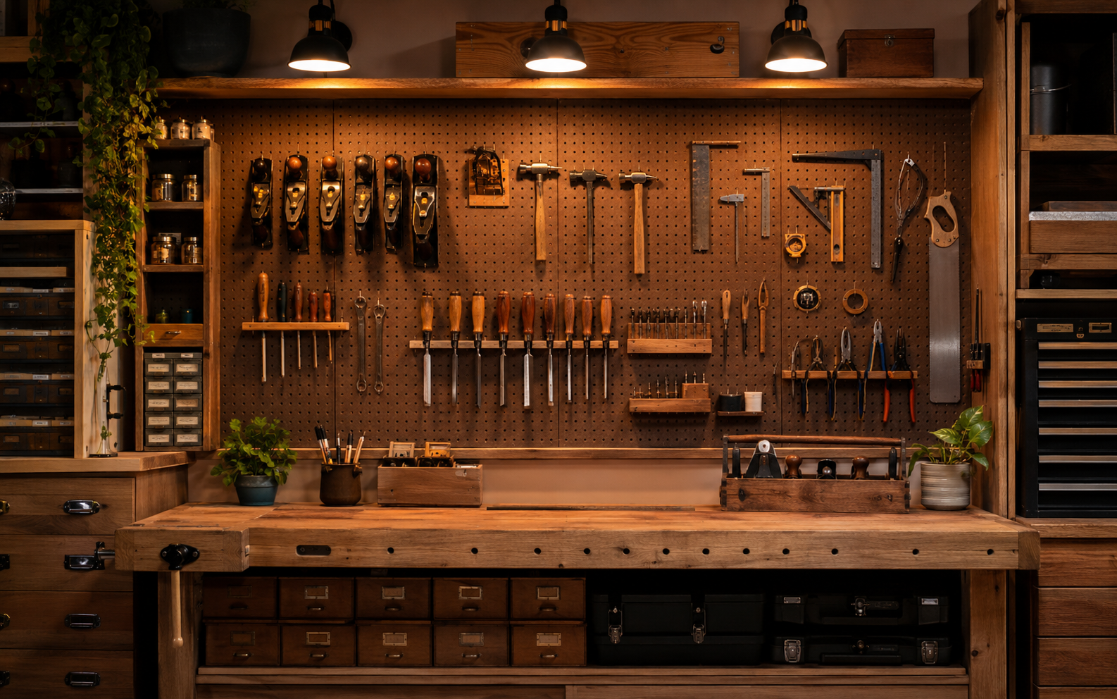 A well-organized workshop